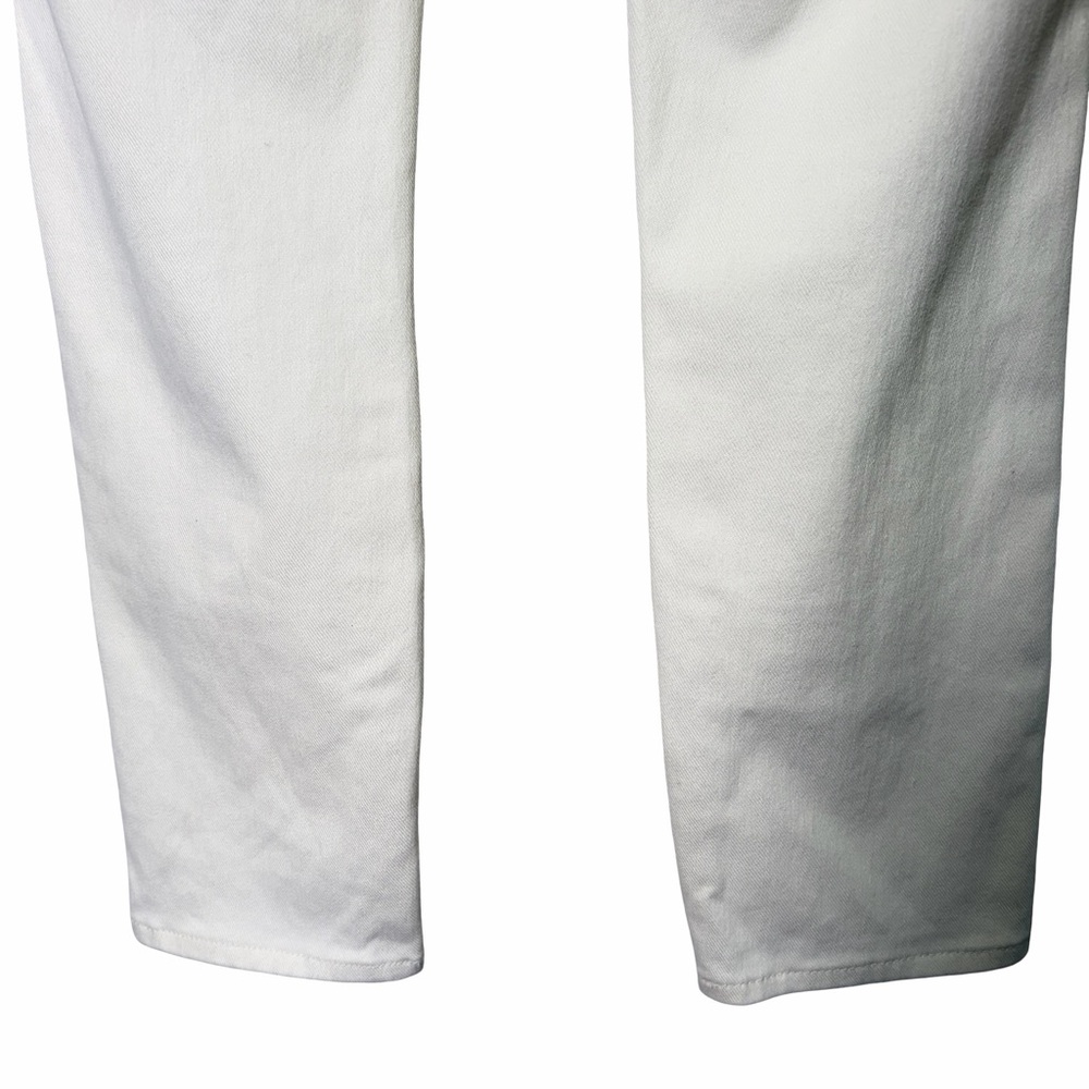 Uniqlo Ultra Stretch High Rise Cropped Denim Leggings in White , Size M 28" - Picture 10 of 12